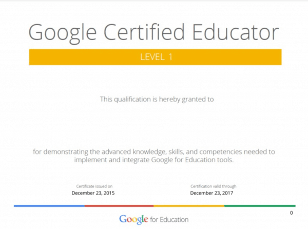 google for education capacitacion
