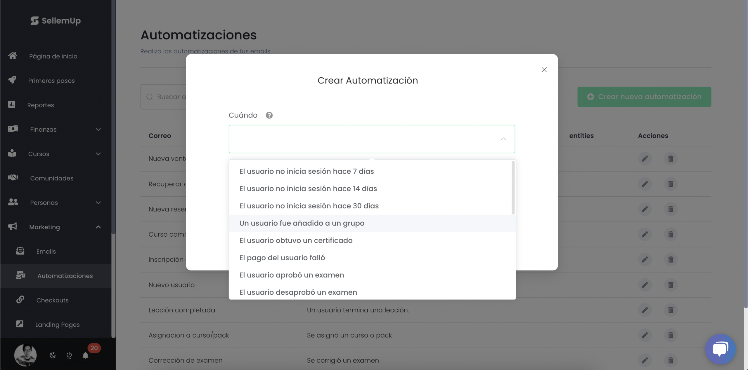 como son las automatizasciones en sabionet