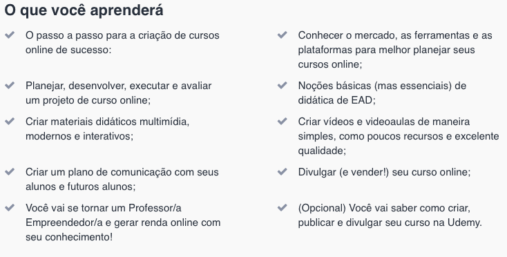 criar cursos online udemy brasil