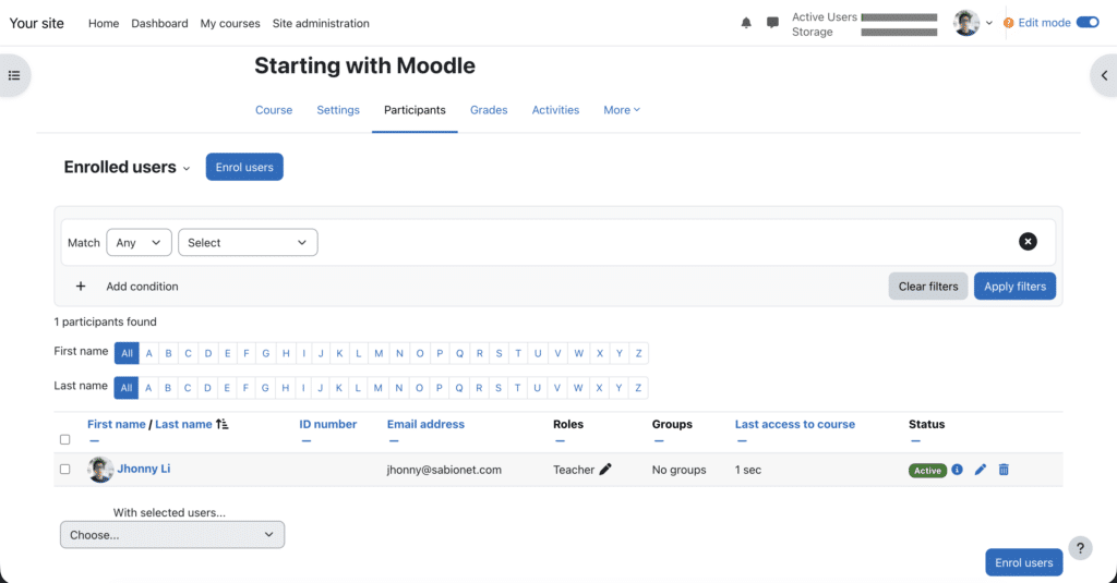 Social Learning Moodle