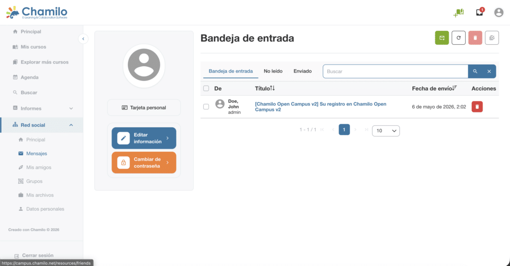 integraciones de chamilo